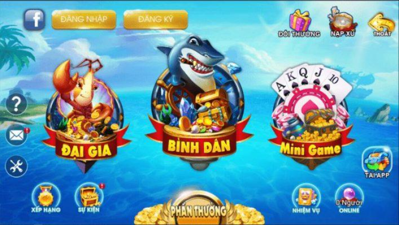 Bắn cá đổi thưởng online là gì quy chế đổi thưởng ra sao
