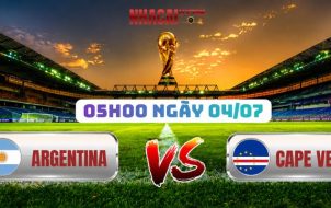 Soi Kèo Argentina Vs Cape Verde 05h00 04/07